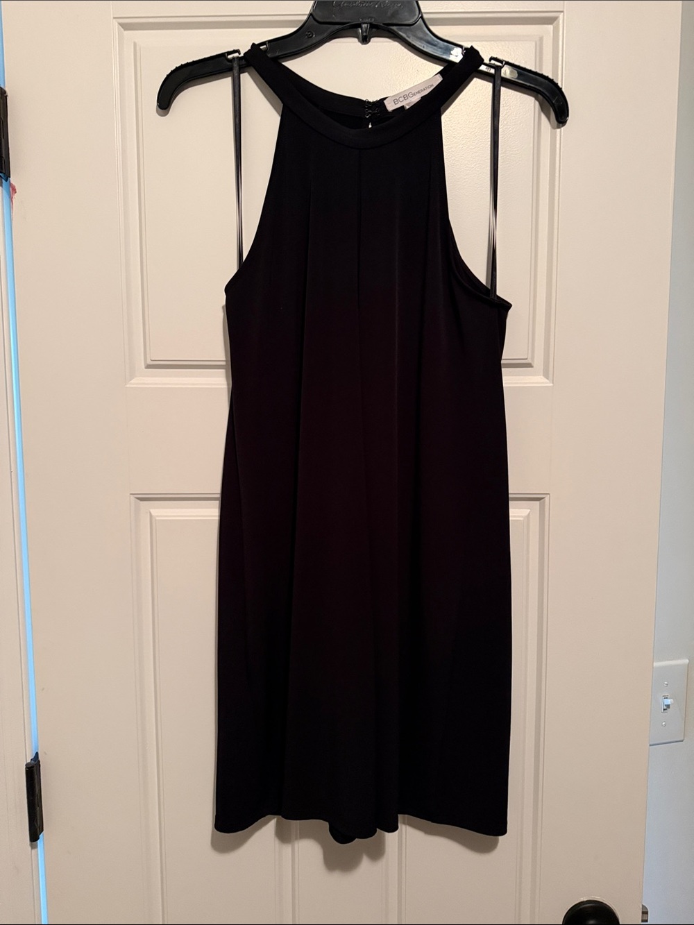 BCBGeneration Black Halter Mini Dress
